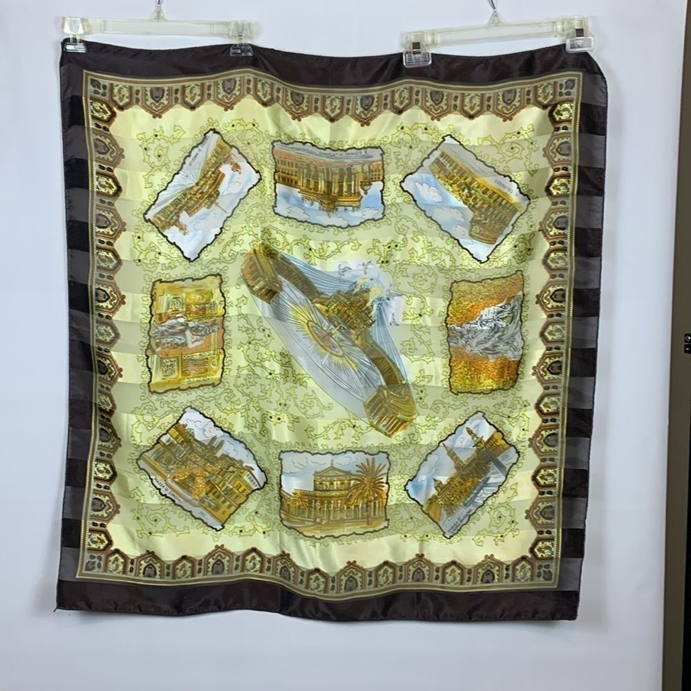 Italian Rome Landmarks scarf